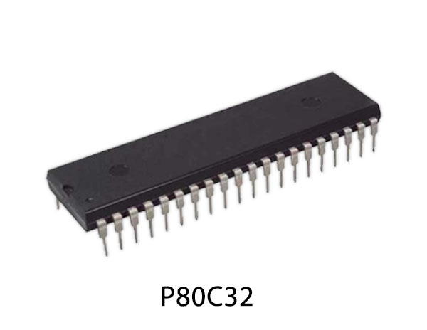 P80C32 MHS  CMOS Microcontroller 256 Bytes RAM 40-PDIP   1 piece           IC2 