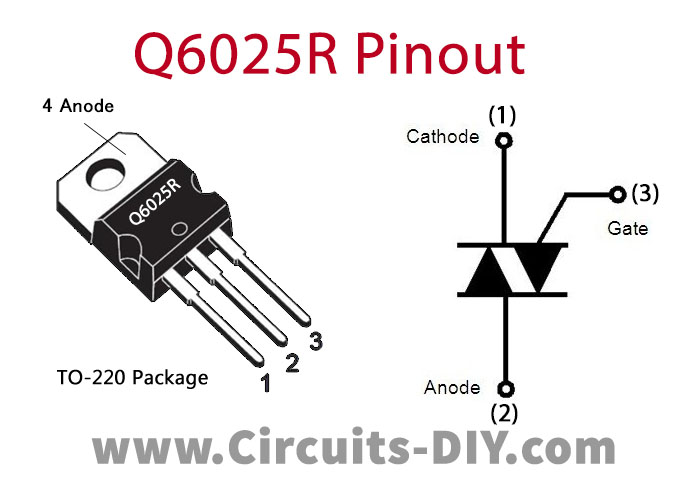 Q6025R Pinout