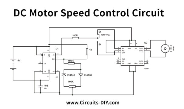 DC Motor Speed Control Circuit