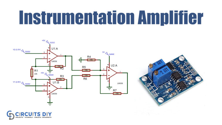 Instrumentation Amplifier Circuit Using Op-Amp