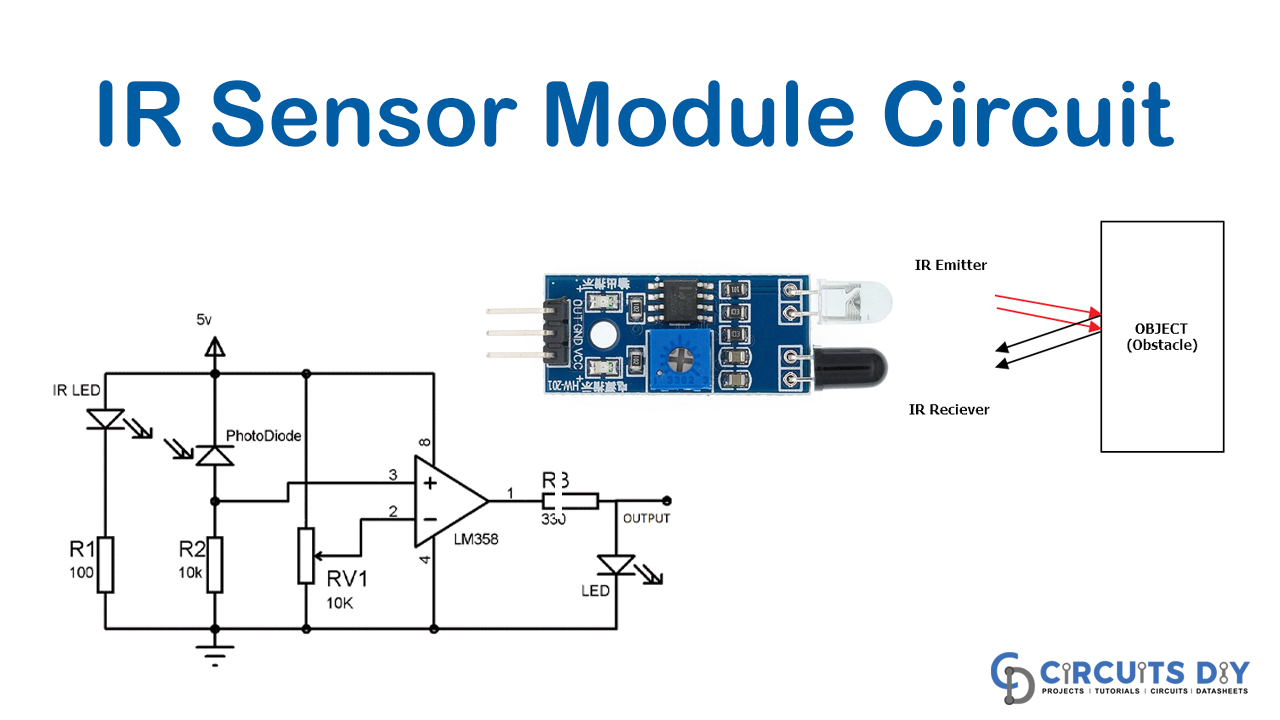 Ir Sensor With Relay Module Circuit Diagram
