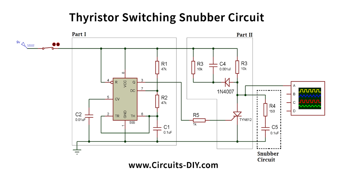 thyristor-switching-snubber-circuit
