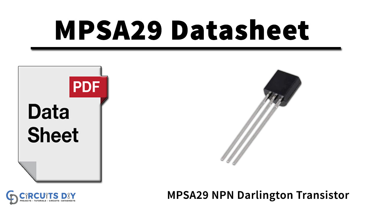 MPSA 29 NPN Transistor Darlington 100 V 0,8 A Fairchild to92 New #bp 2 pc