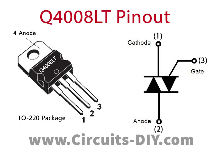 Q4008LT Pinout