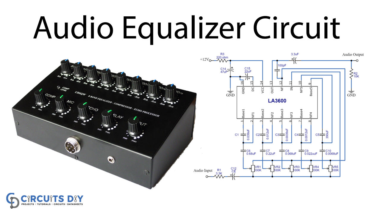 Audio Equalizer Circuit using LA3600