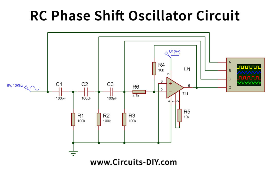 rc-phase-shift-oscillator-circuit-lm741