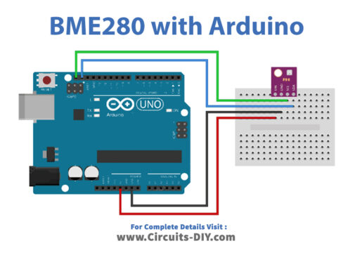 Interface BME280 Temperature, Humidity & Pressure Sensor with Arduino