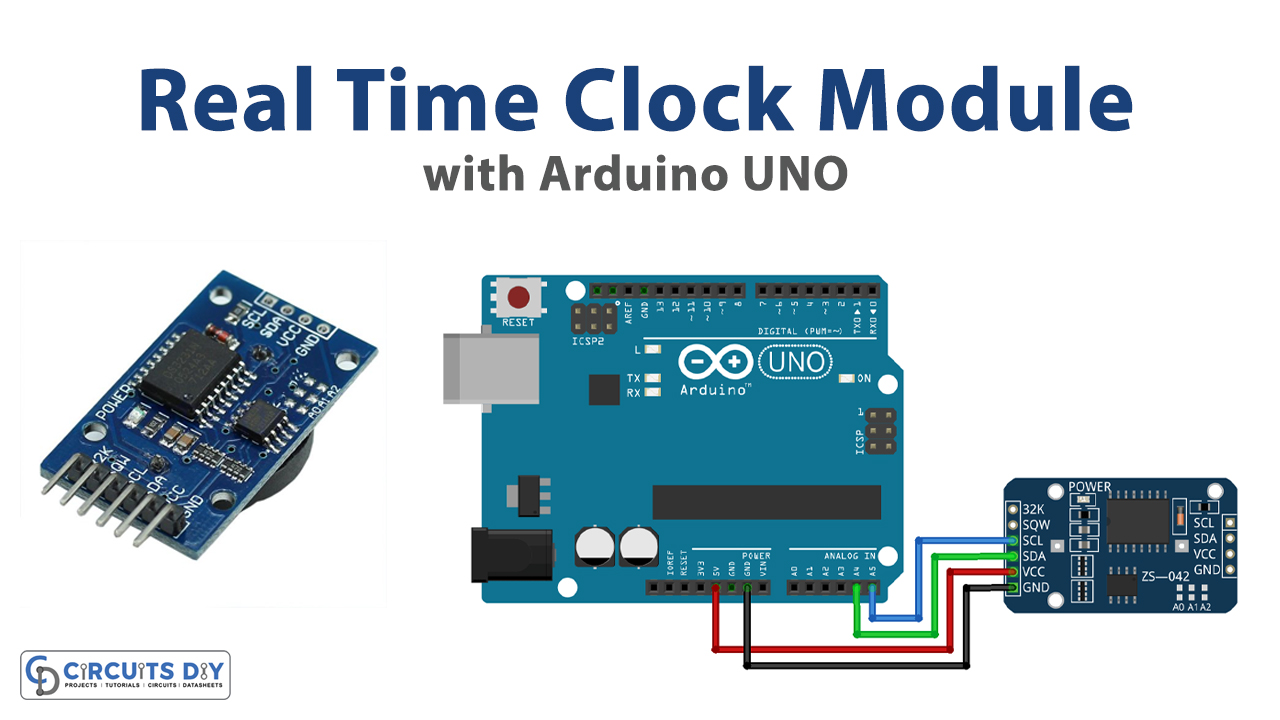 How To Interface Real Time Clock Rtc Ds Module With Arduino Uno