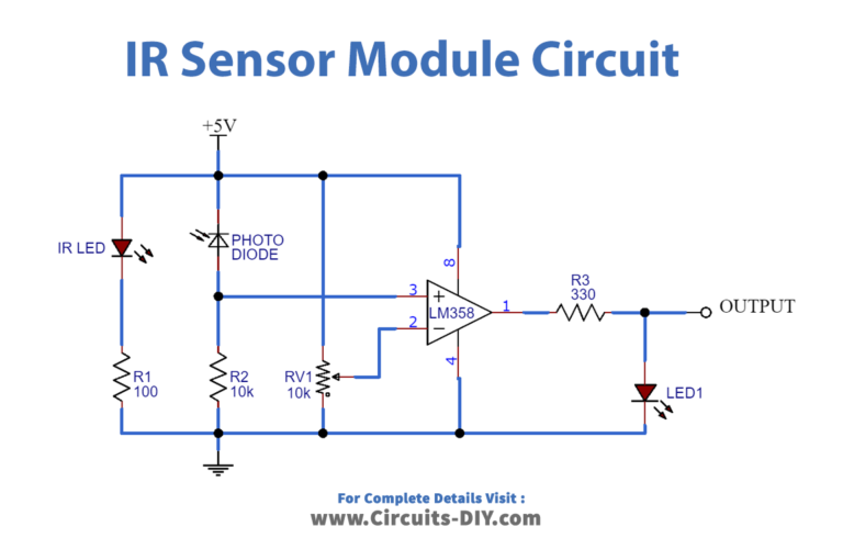 Simple Ir Sensor Circuit Diagram