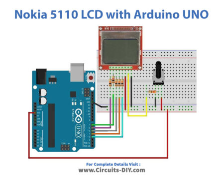 How To Interface Nokia 5110 Lcd With Arduino Uno