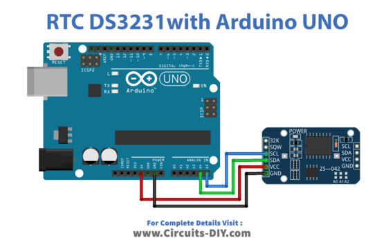 How to Interface Real-Time Clock (RTC) DS3231 Module with Arduino UNO