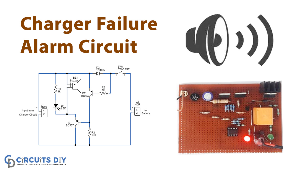 Charger Failure Alarm Circuit