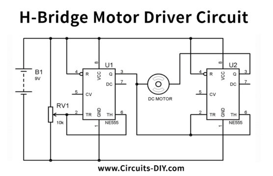 H-bridge Motor Driver Circuit