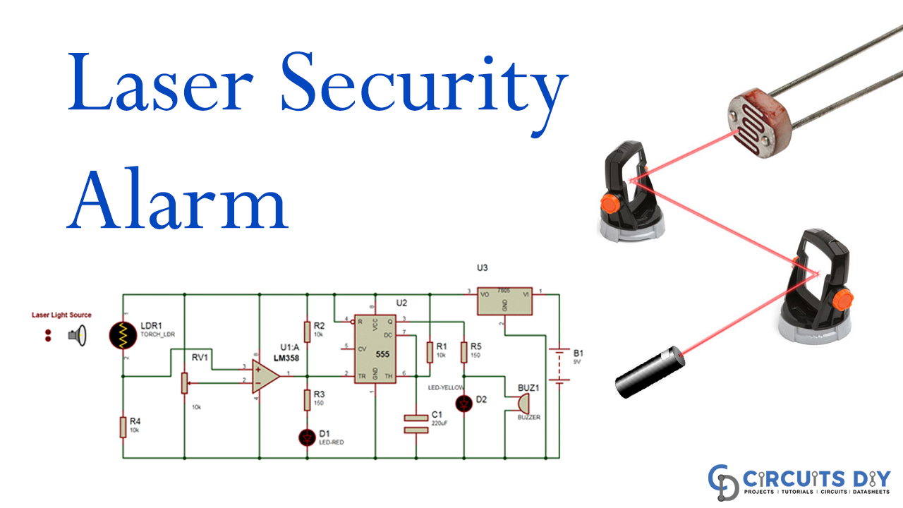 Laser Light Security System Using Arduino with Alarm