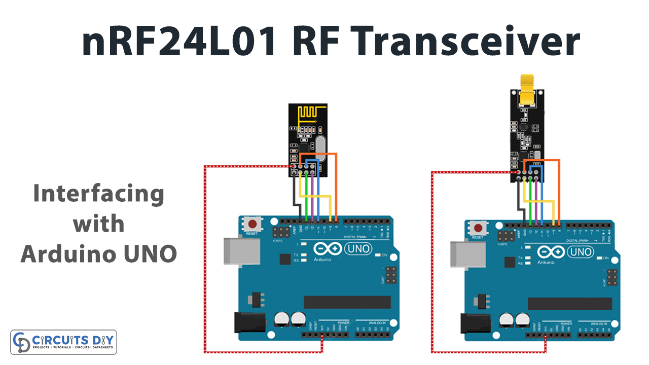 nRF24L01 Wireless RF Transceiver Module Working & Interface with