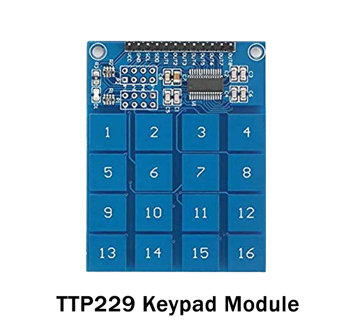 Ttp229 Capacitive Touch Keypad Module 5044