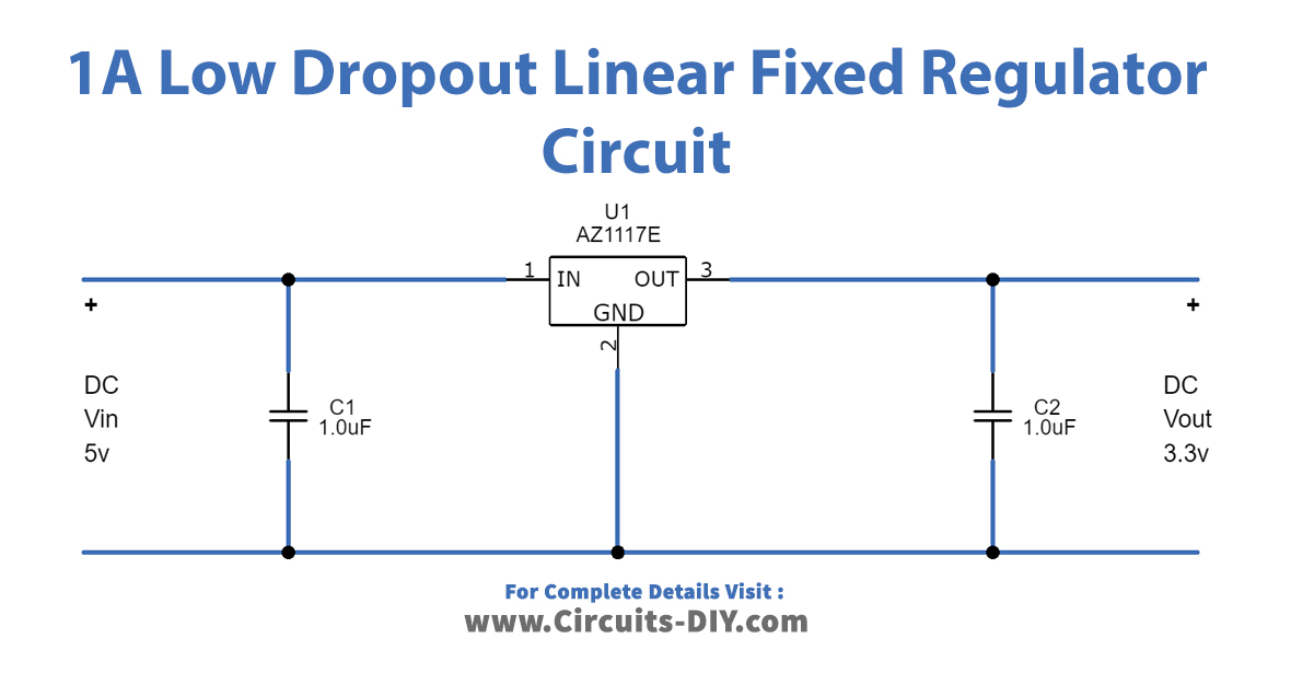 1.0A-Low-Dropout-Linear-Regulator-circuit.png