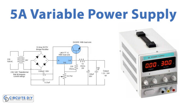 Simple 12v 3a Power Supply Circuit - Diy Variable Dc Power Supply