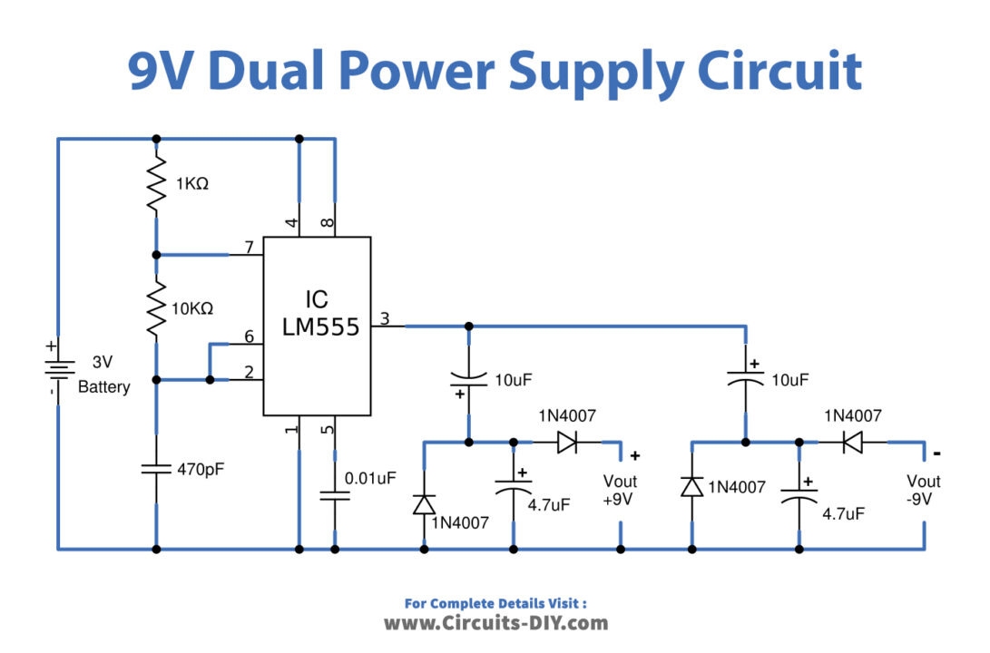 9V-dual-power-supply-circuit
