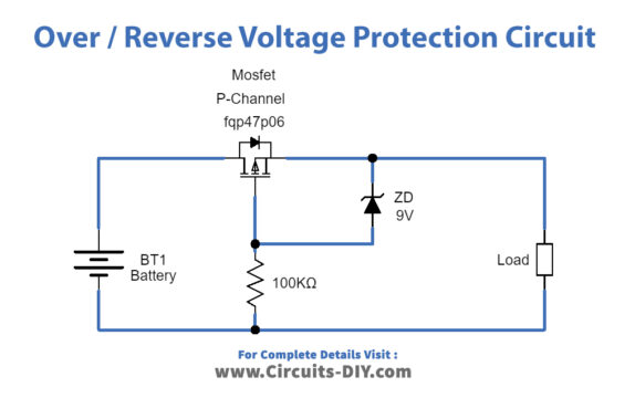 Over Voltage and Reverse Voltage Protection Circuit