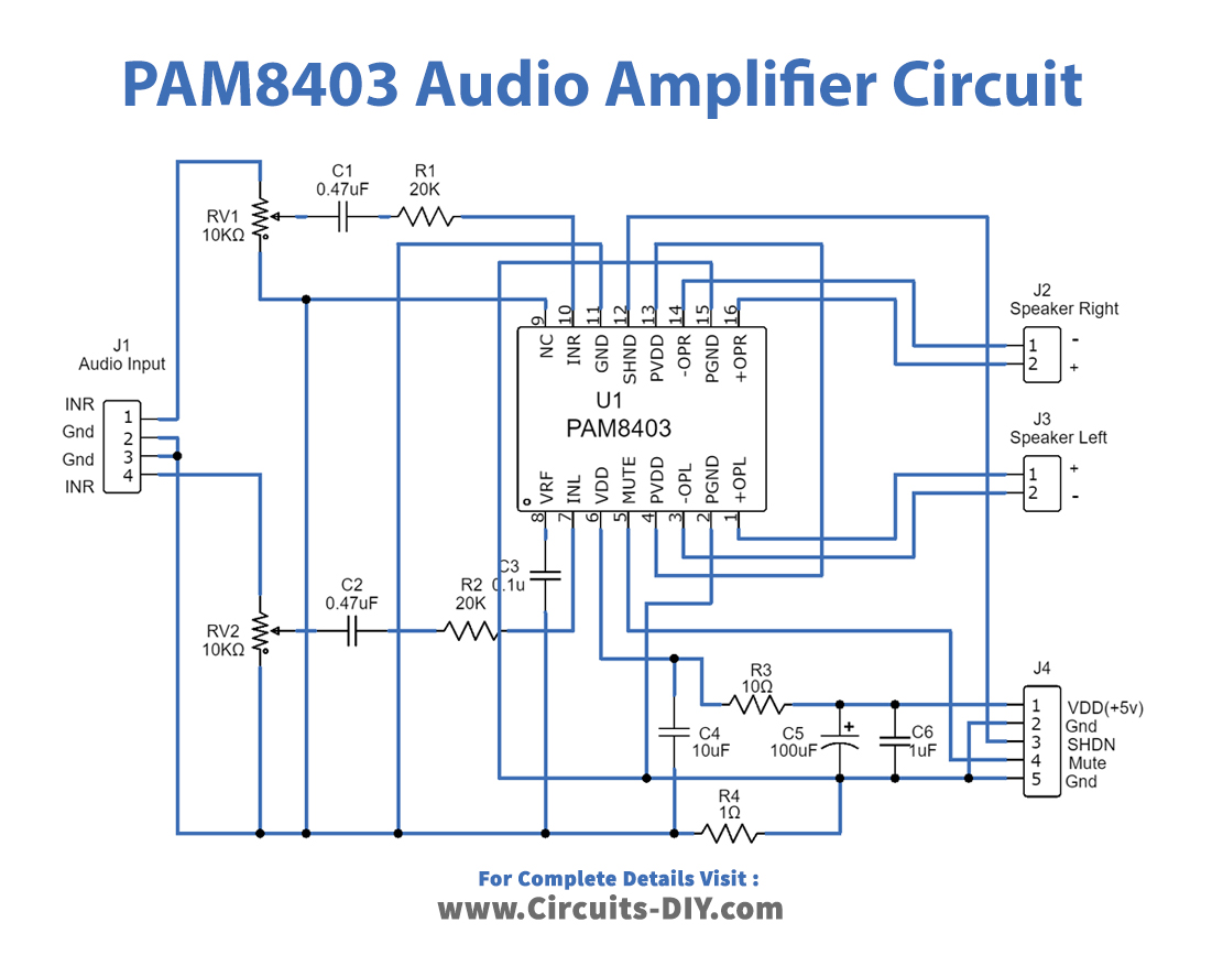 Ram8403 усилитель схема