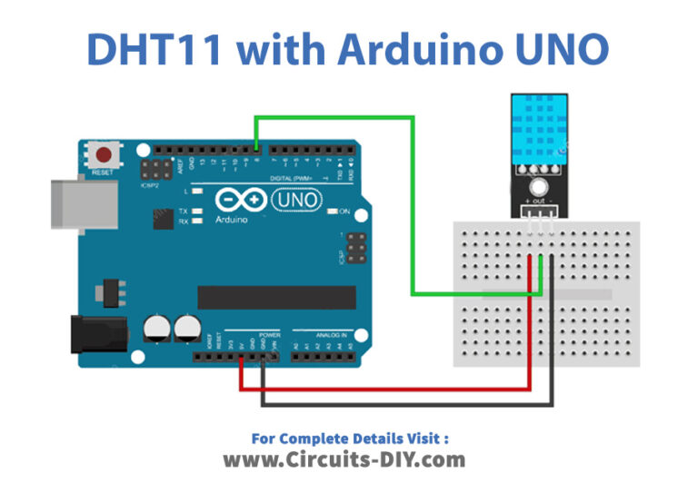 Interface Dht11 Module With Arduino Uno 1200