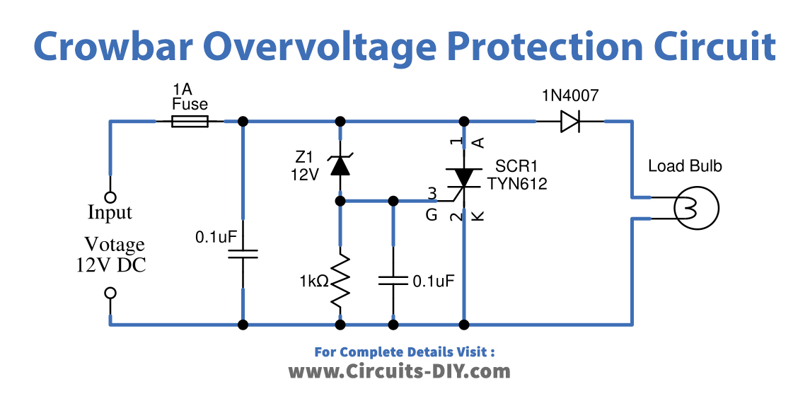 crowbar-overvoltage-protection-module-circuit