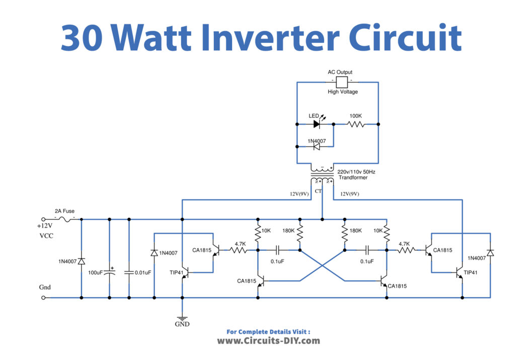 30watts-inverter-circuit-using-6-transistor