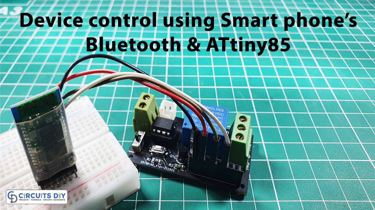 Device Control using Smart Phone's Bluetooth and ATtiny85