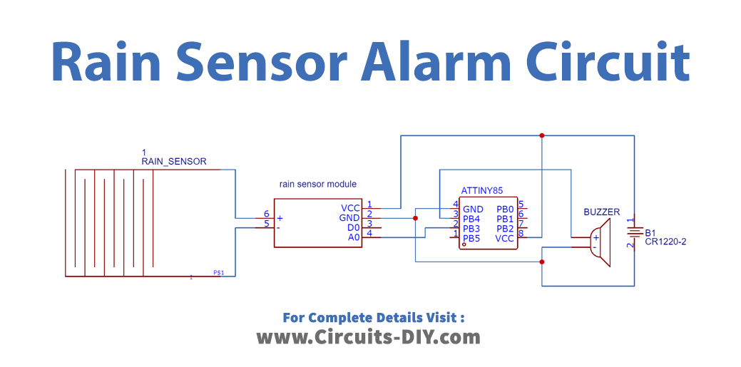 Rain-Sensor-Alarm-Circuit