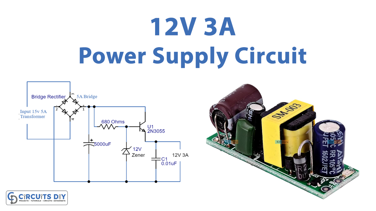 12V, 3A Power Supply - Digilent