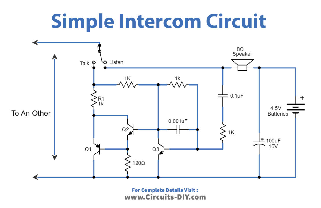 simple-intercom-circuit-using-transistors