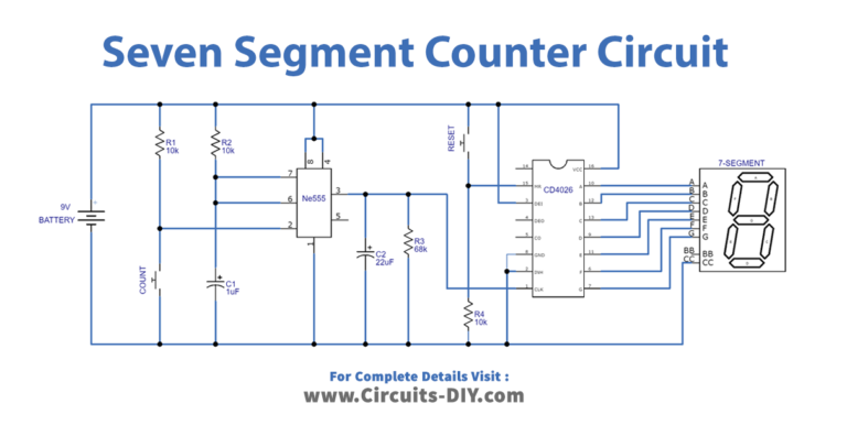 Seven Segment Counter Circuit 3391