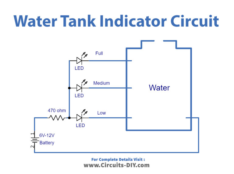 Simple Water Level Indicator Circuit 6842