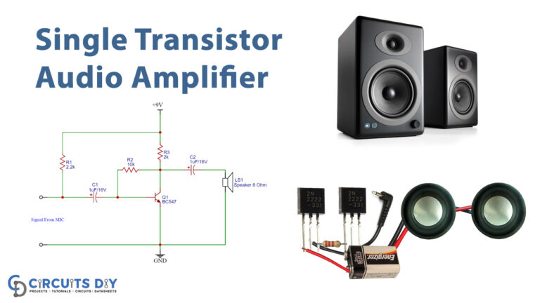 Single Transistor Audio Amplifier Circuit