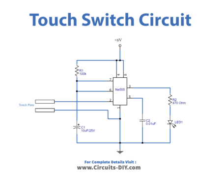 Simple Touch Switch Circuit