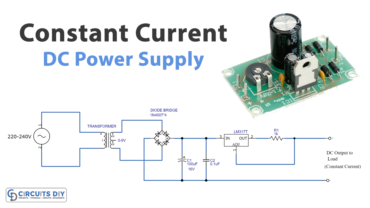 0-6V @ 1.5A Adjustable Power Supply With Current Limit using
