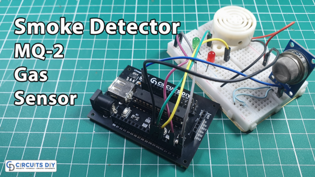 Smoke Detection using MQ-2 Gas Sensor - Atmega328p Arduino