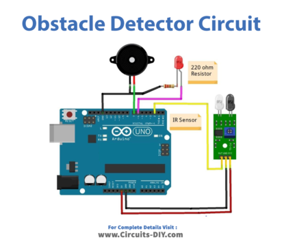 Obstacle Detector By Ir Sensor & Atmega328 Arduino