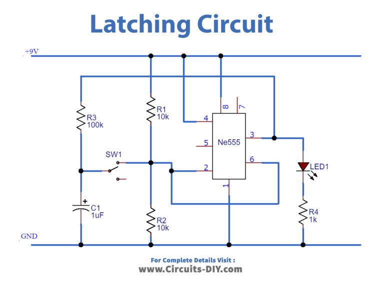 Latching Switch Circuit Diagram