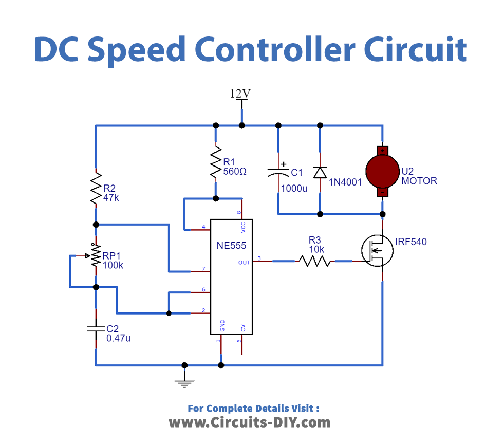 Top 10 Easy Electronics Projects using NE555 Timer IC for Beginners