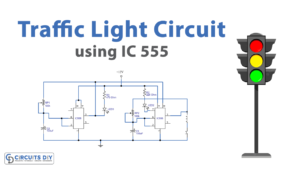 Traffic Light Circuit using 555 Timer