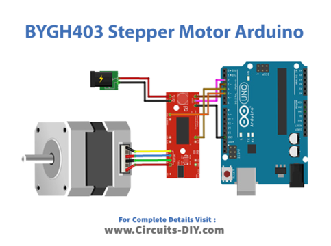 Interfacing BYGH403 1.65A Stepper Motor with Arduino