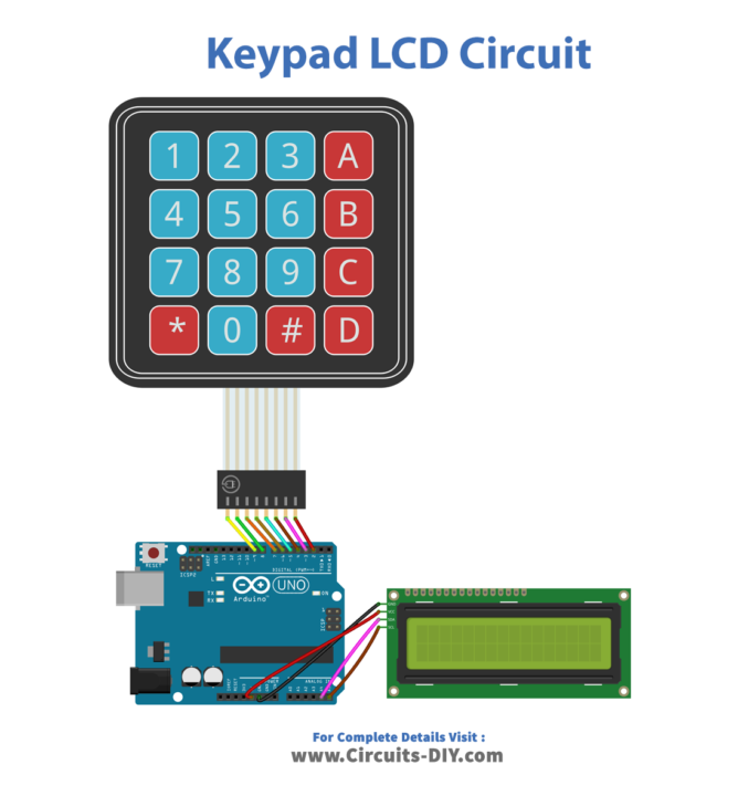 arduino keypad wiring diagram