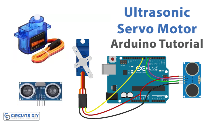 Ultrasonic Sensor With Servo Motor Arduino Tutorial 1174