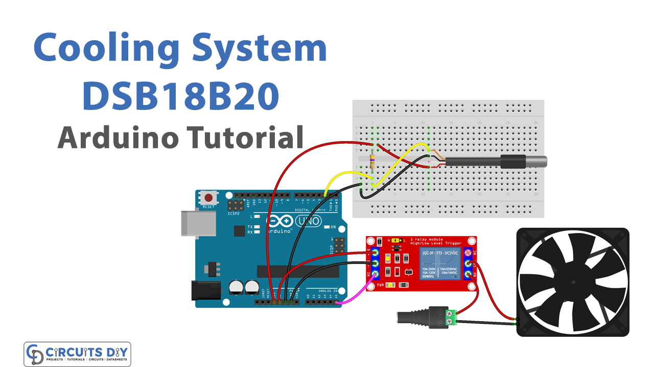 Interfacing Temperature Sensor DS18B20 with Arduino – DIY Projects Lab