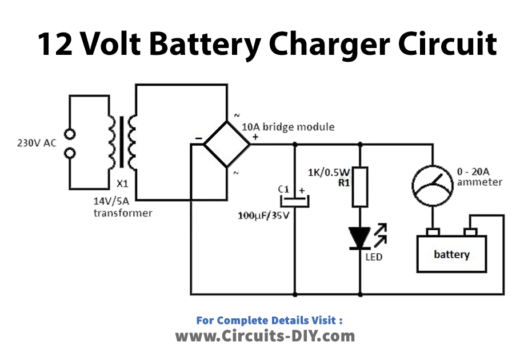 12 Volt Battery Charger Circuit