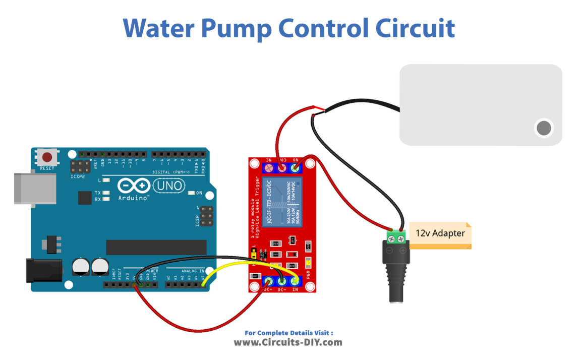 12V Water Pump Control with Arduino