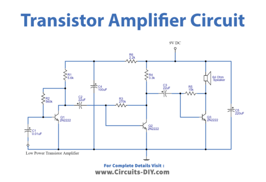 2N2222 Transistor Amplifier Circuit