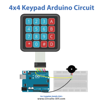 Interfacing 4x4 Keypad With Arduino UNO